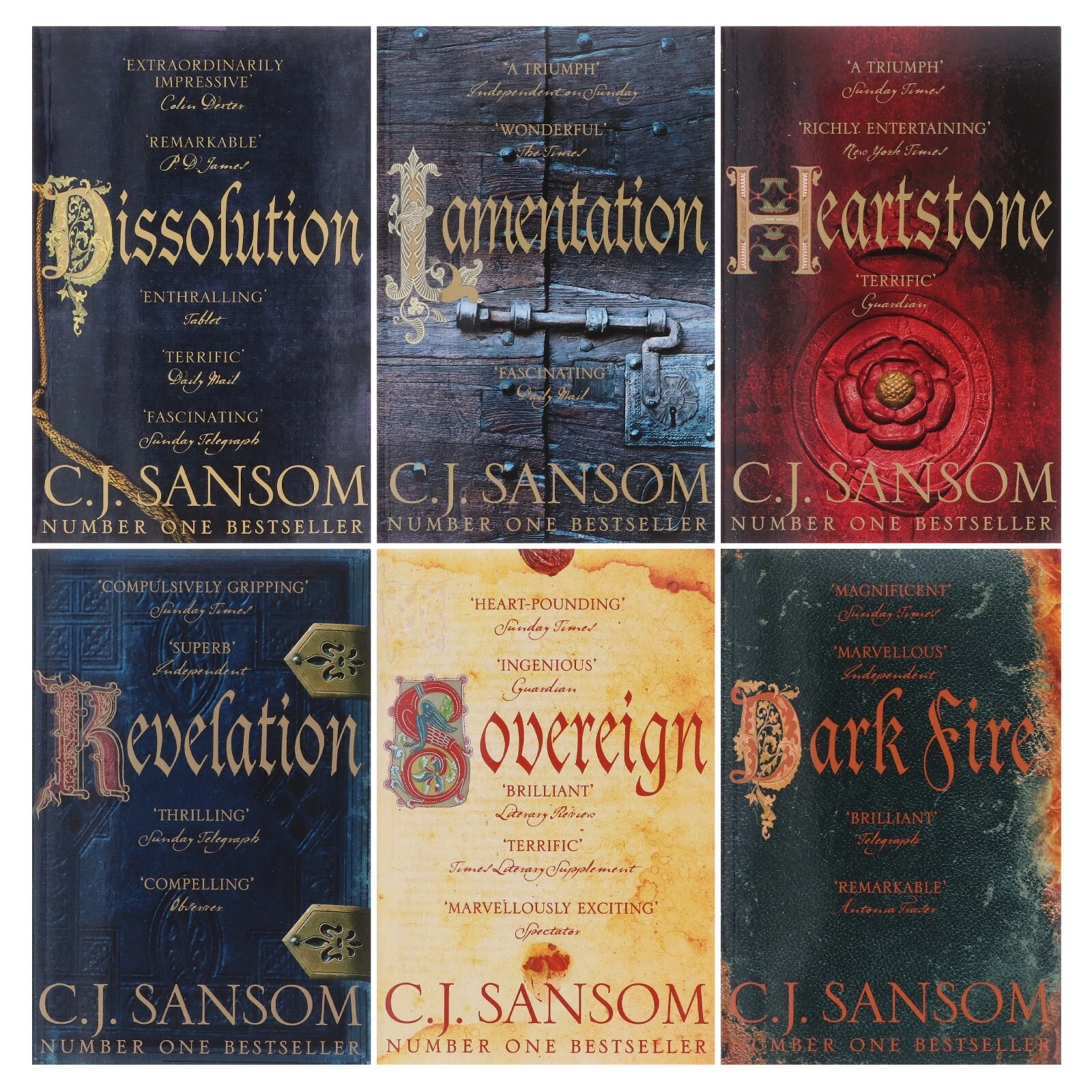 The Shardlake Series 6 Book Collection Set By C. J. Sansom
