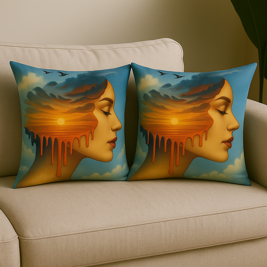 Melting Sunset Cushion Covers