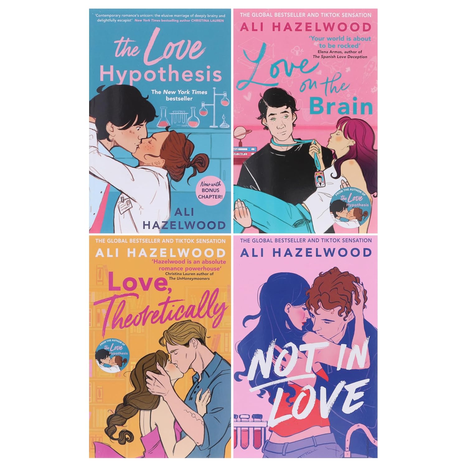 The Love Hypothesis By Ali Hazelwood 4 Book Set
