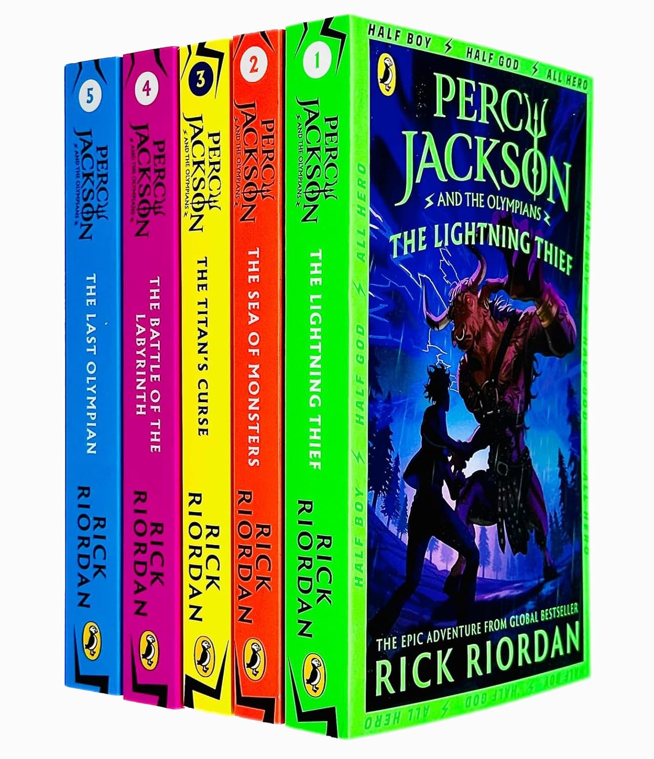Percy Jackson and The Olympians Series 5 Book Collection