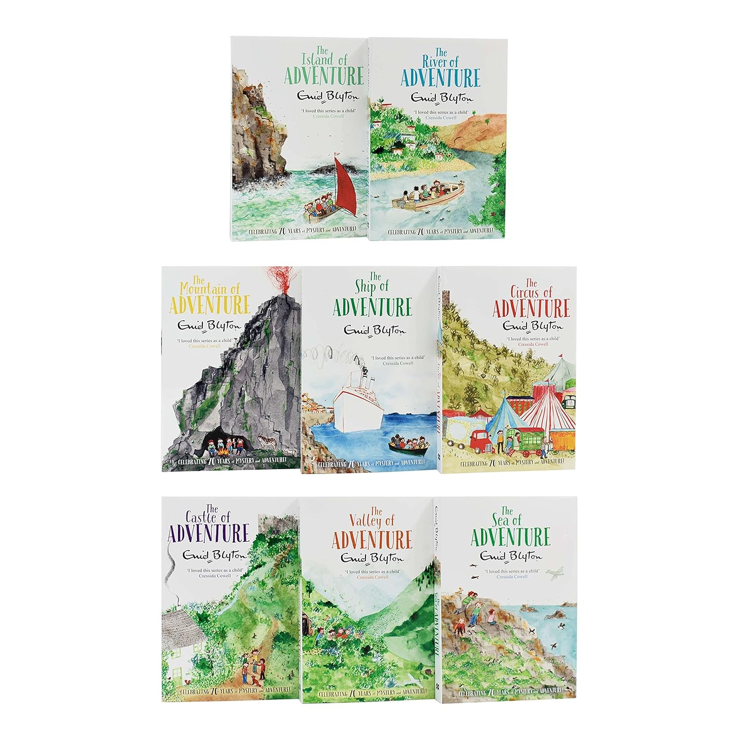 Enid Blyton Adventure Series 8-Book Set