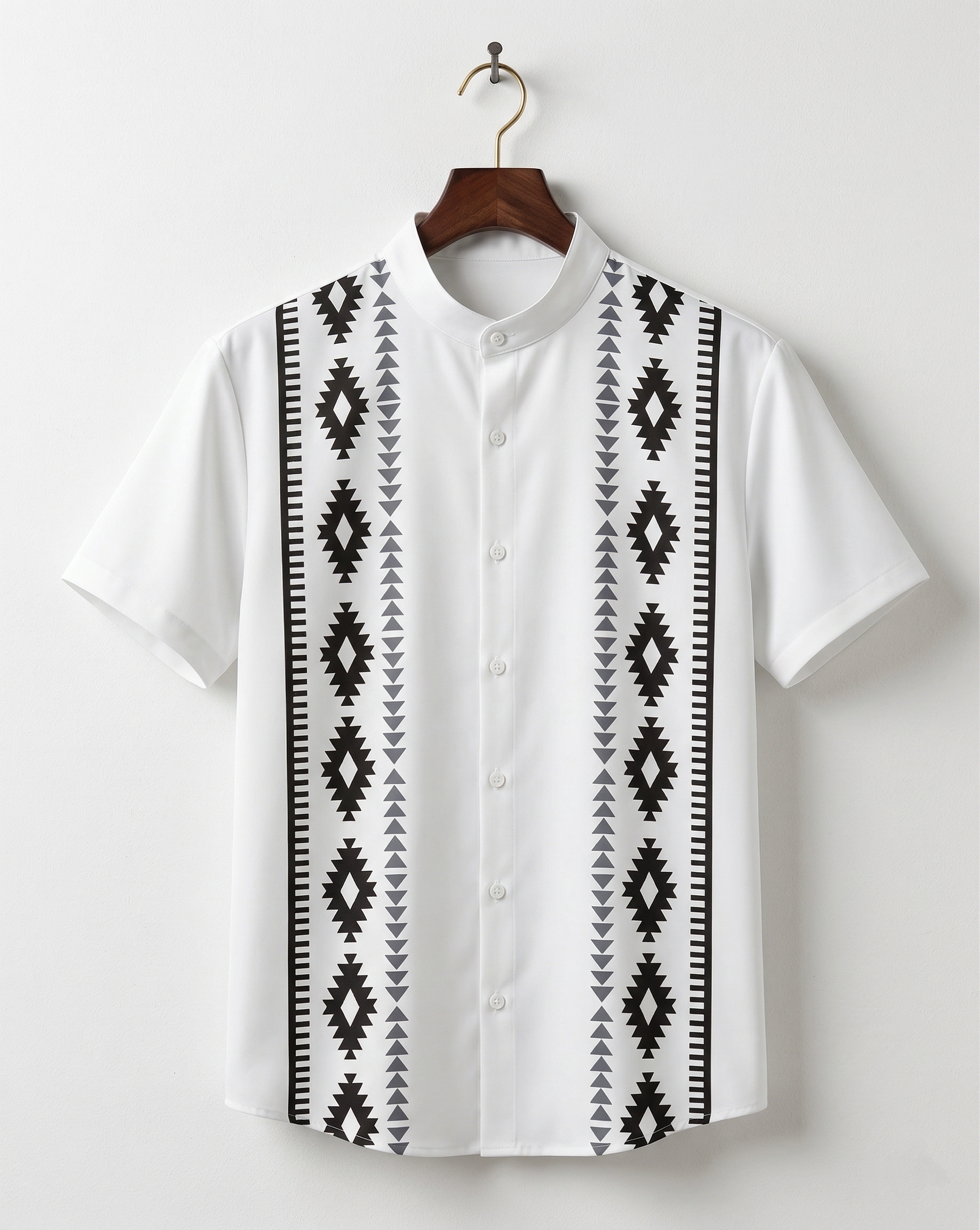 Aztec Pattern Short Sleeve Shirt