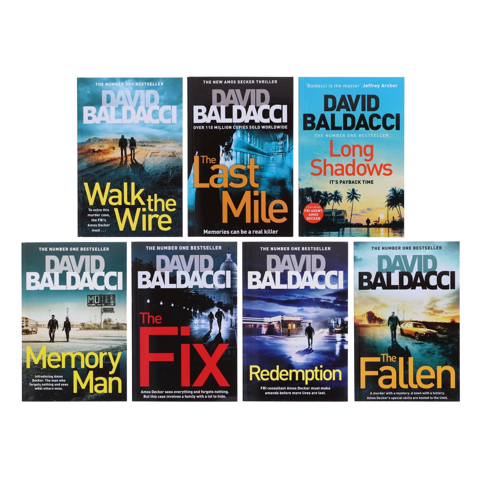 David Baldacci Amos Decker Book Set