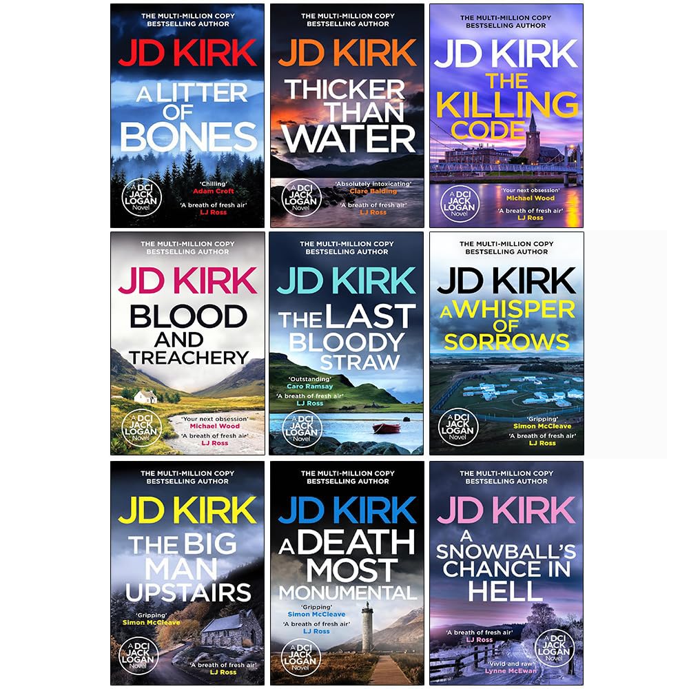 JD Kirk Crime Thriller Book Set (9 Books)