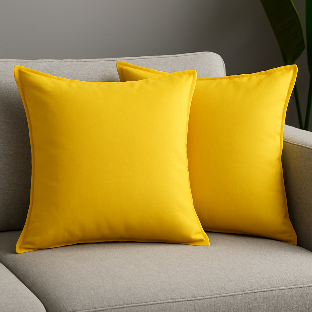 Yellow Decorative Cushion covers