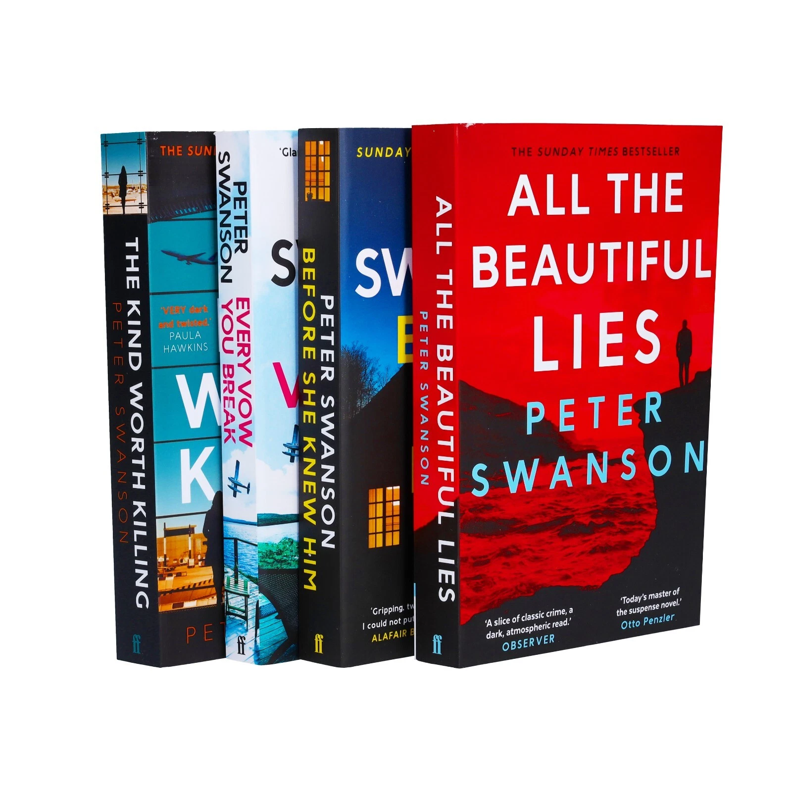 Peter Swanson Thriller Book Set