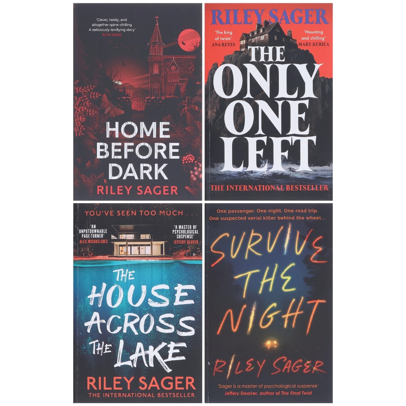 Riley Sager Thriller 4 Book Set