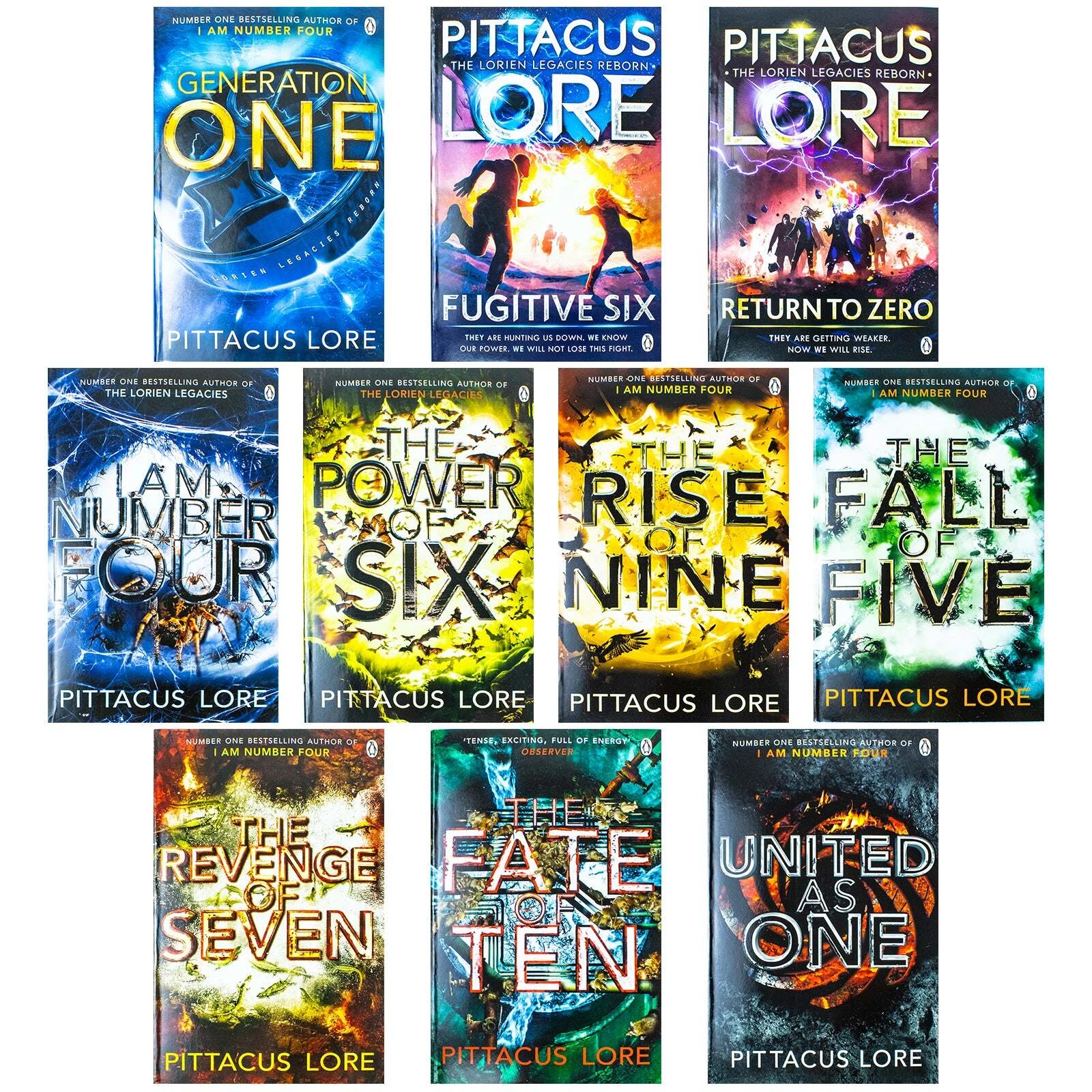 Lorien Legacies Book Collection Set