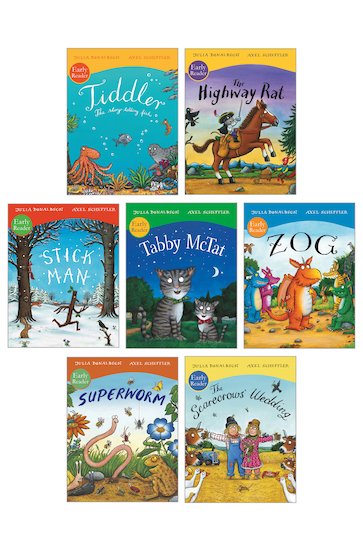 Julia Donaldson and Axel Scheffler Early Readers 7 Book Collection Set