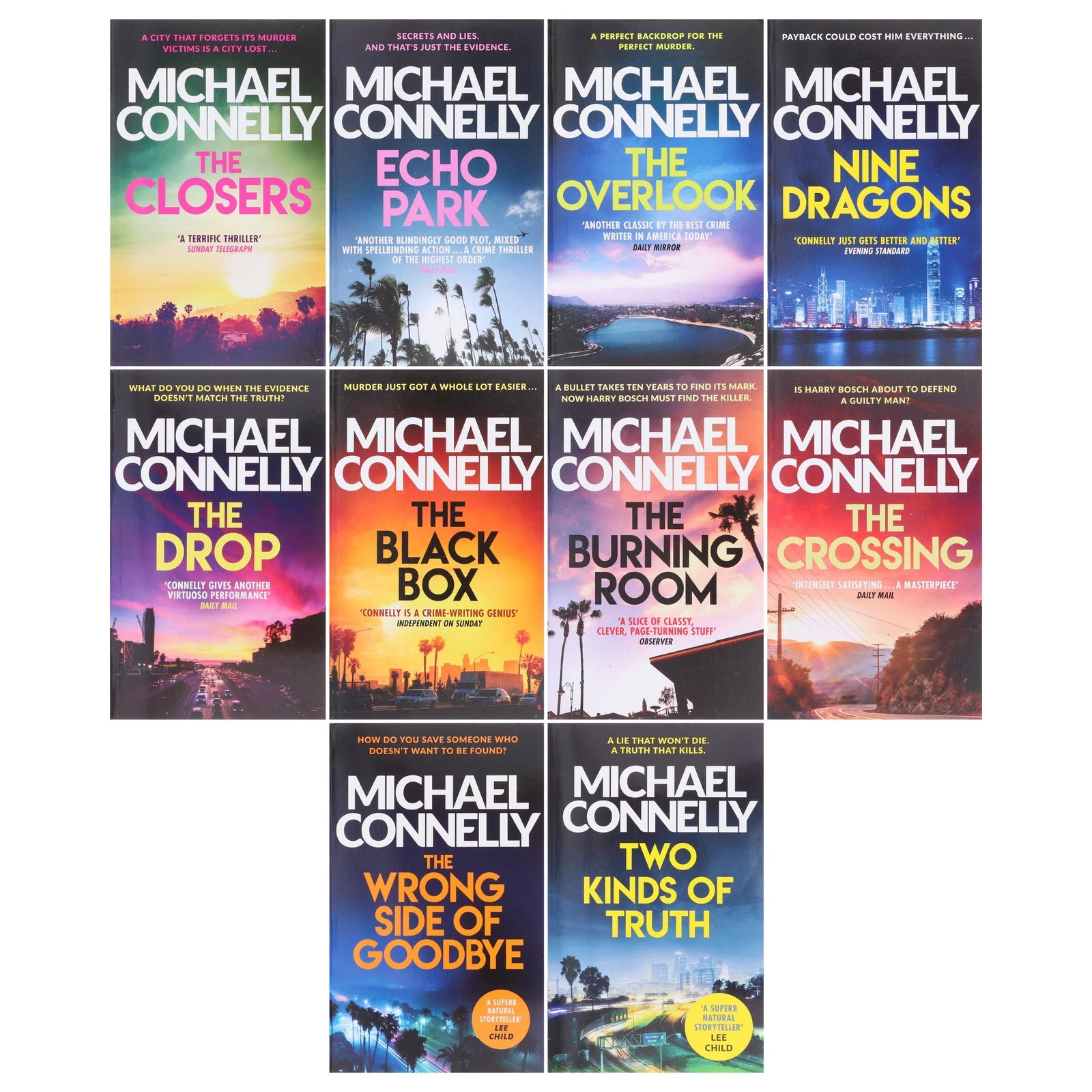 Michael Connelly Harry Bosch Book Set