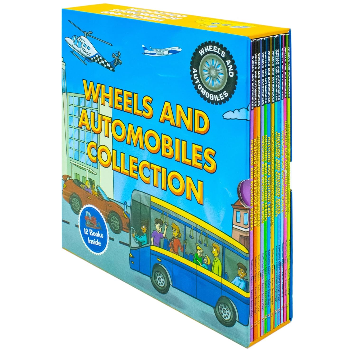 Wheels and Automobiles Collection 12 Amazing Book Set