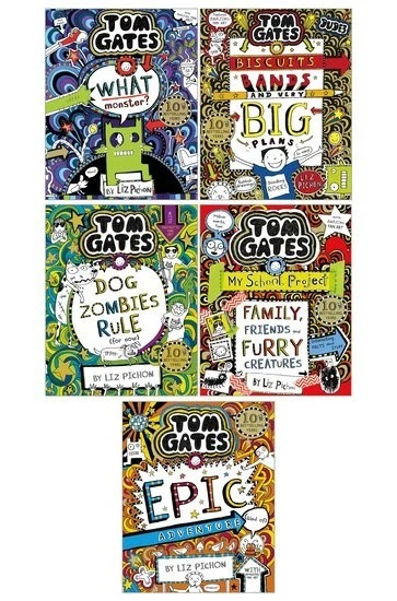 Tom Gates 5 Book Set (Books 11-15)