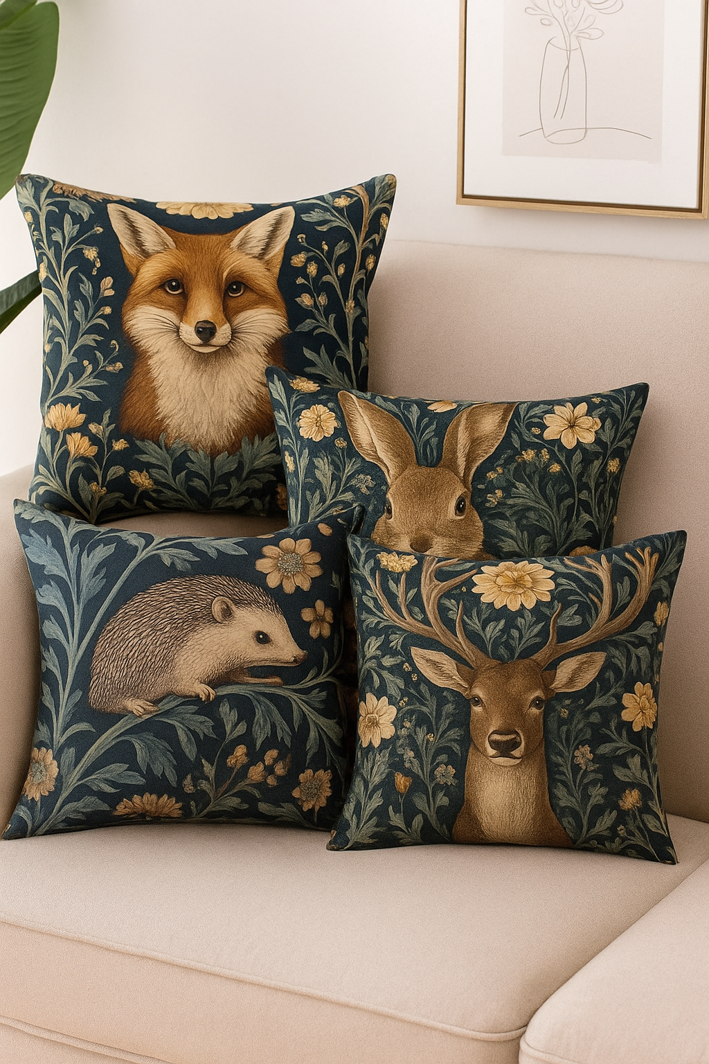 Nature-Inspired Animal Cushion Covers