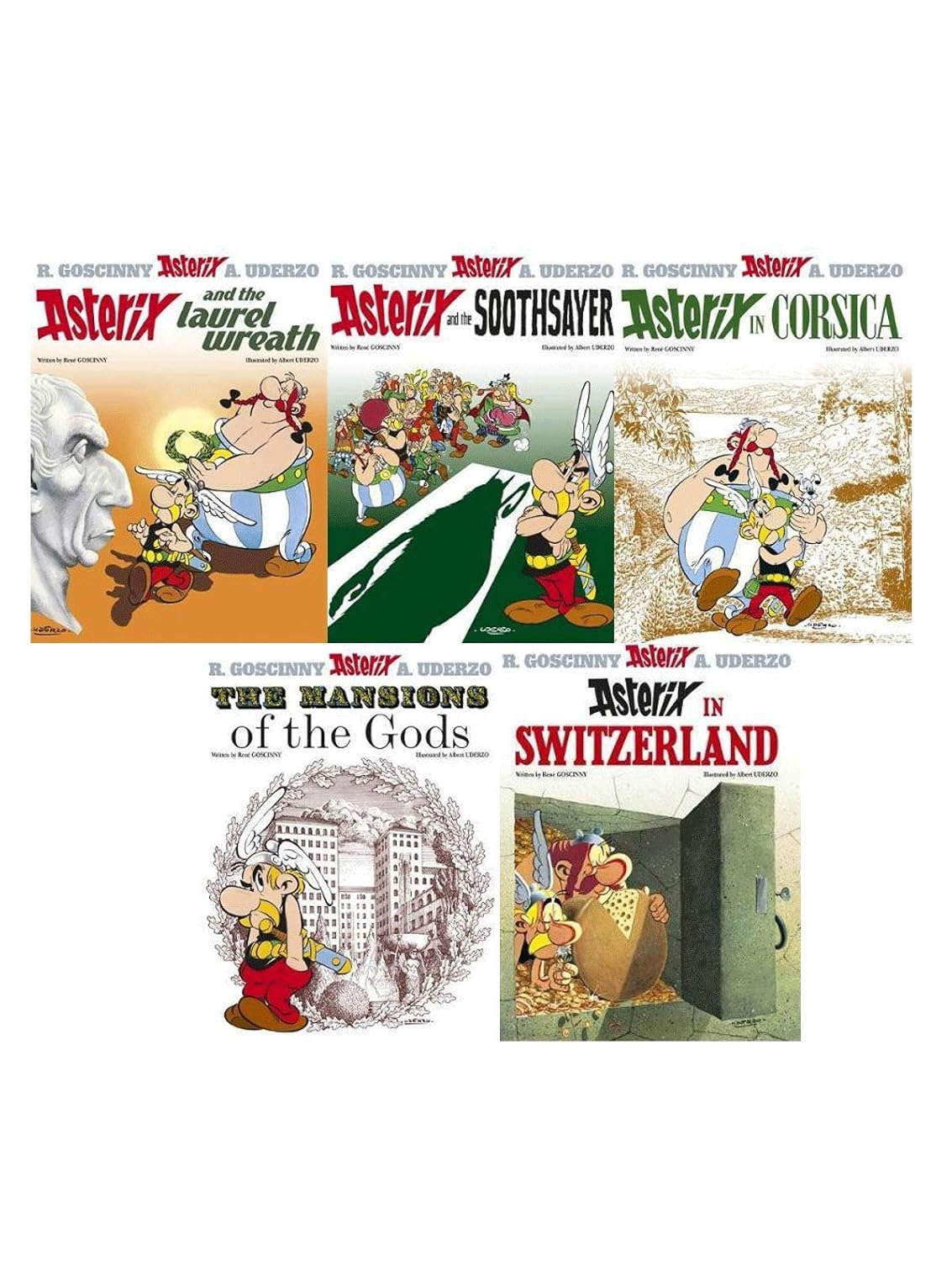 Asterix Series 4 (Book 16-20) 5 Book Set