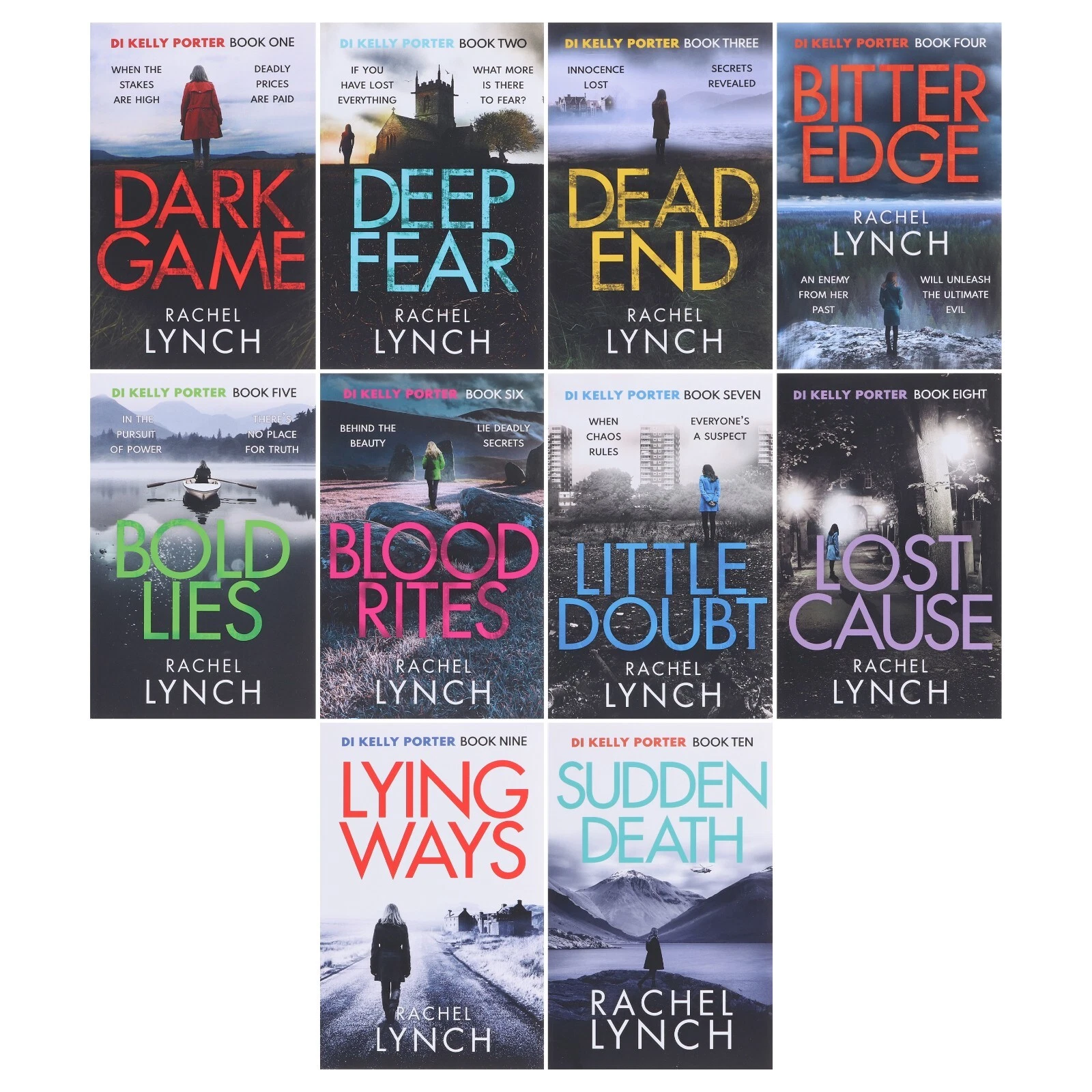 DI Kelly Porter Crime Thriller Series Collection - 10 Books Set
