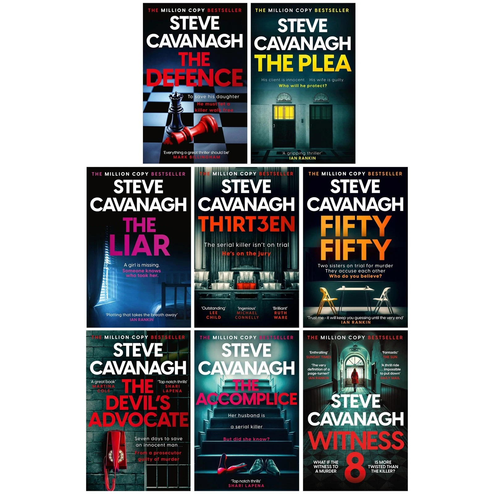 Eddie Flynn Series 8 Book Set By Steve Cavanagh