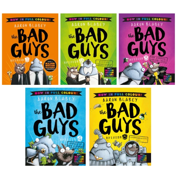 The Bad Guys Full Colour Book Set (Episodes 1-5)
