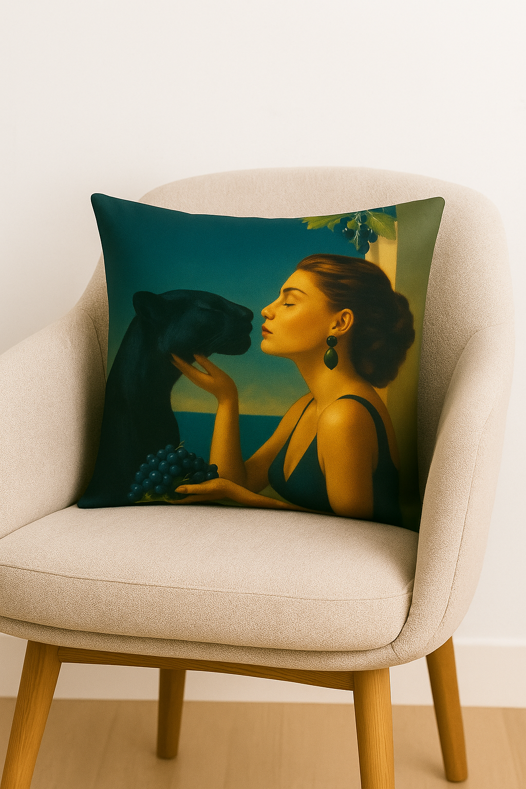 Panther’s Vineyard Cushion Cover