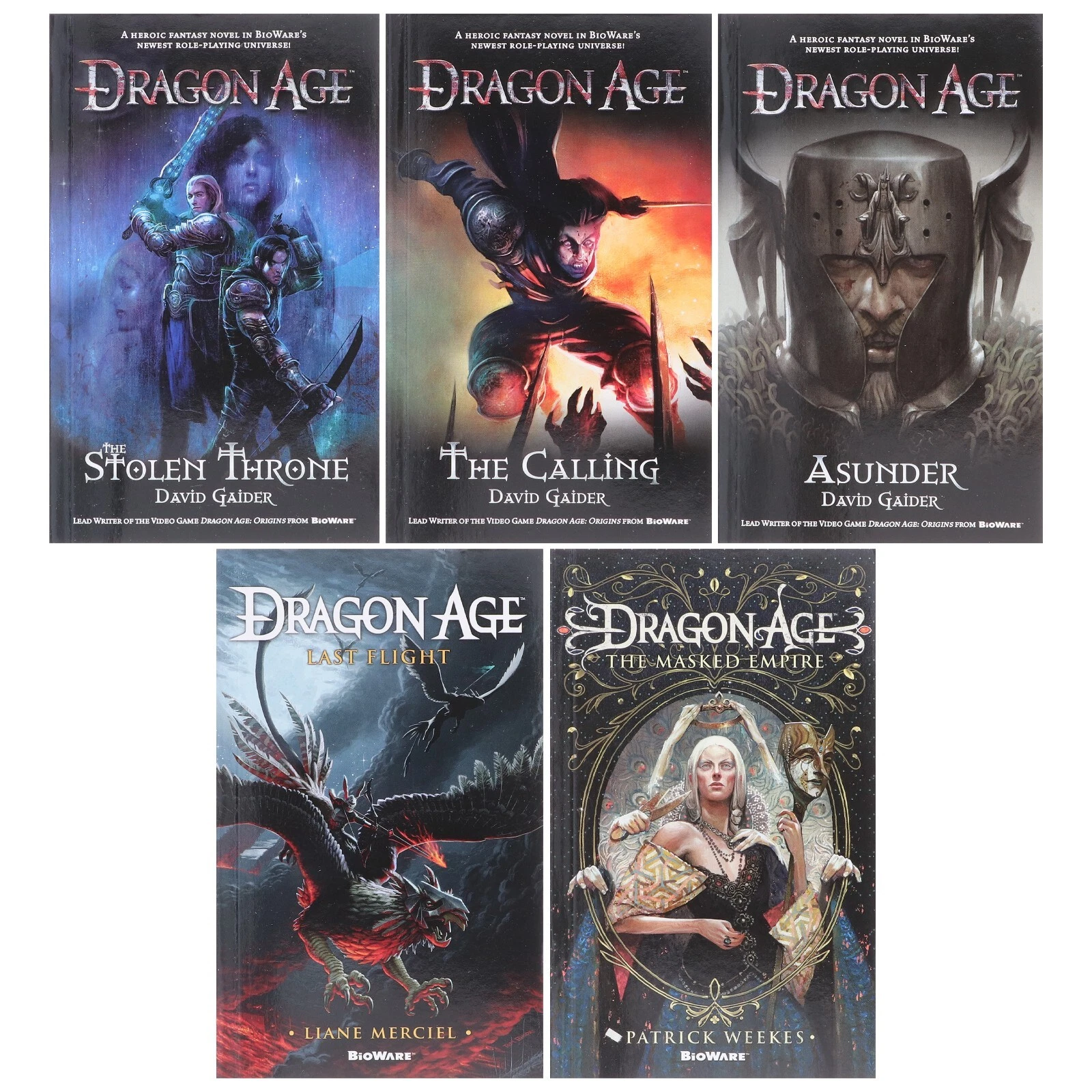 Dragon Age 5 Book Collection by David Gaider