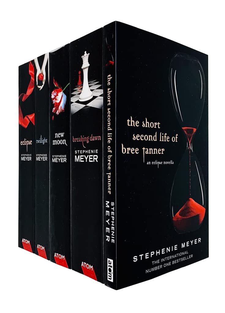 Twilight Saga Black Cover Stephenie Meyer 5 Book Collection set