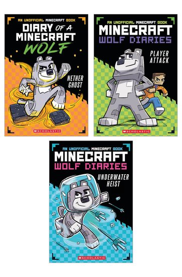 Minecraft Wolf Diaries 3 Book Set