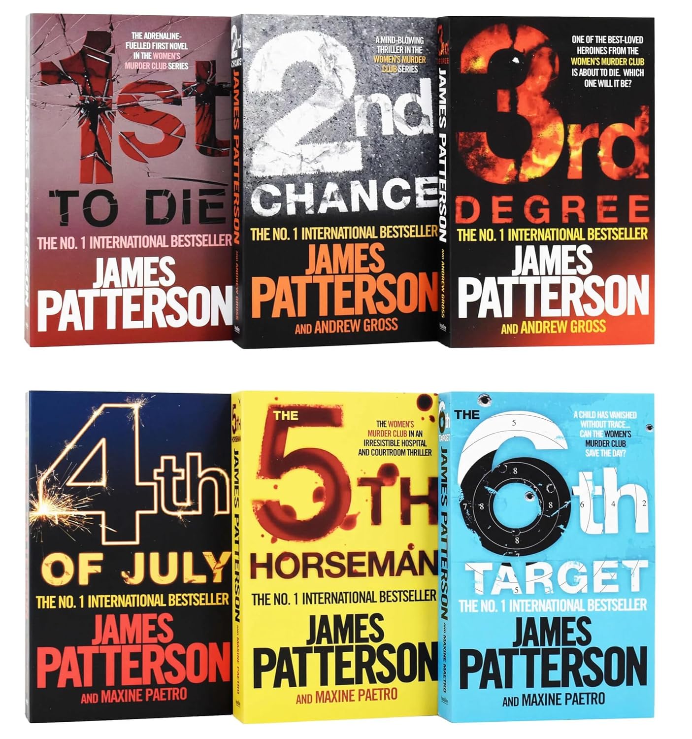 James Patterson Women's Murder Club Series (Books 1-6)