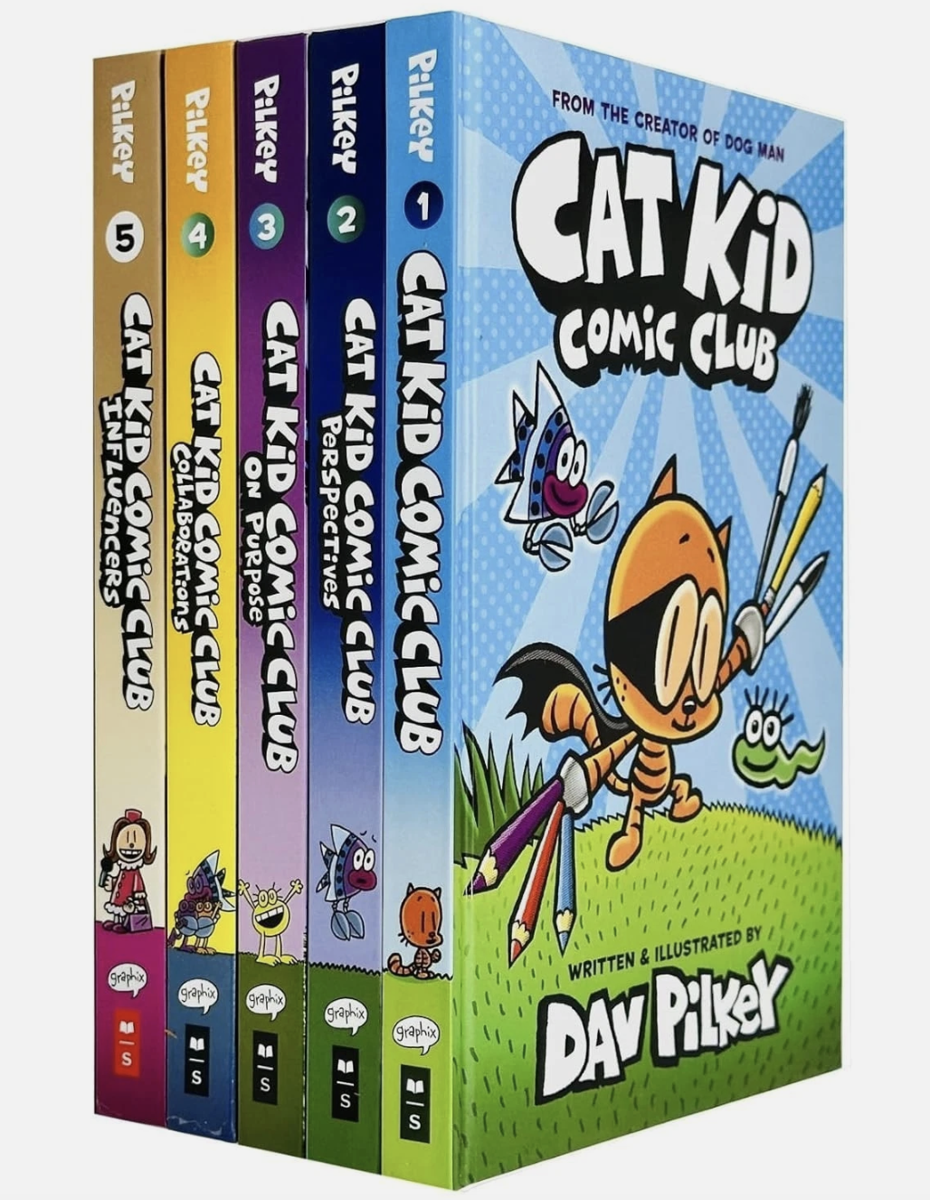 Cat Kid Comic Club Book Set