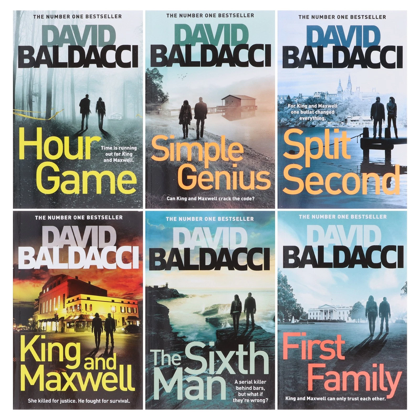 David Baldacci King & Maxwell Book Set