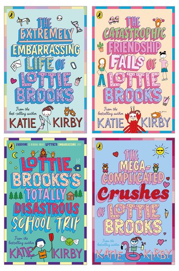 Lottie Brooks Series By Katie Kirby 4 Book Collection Set