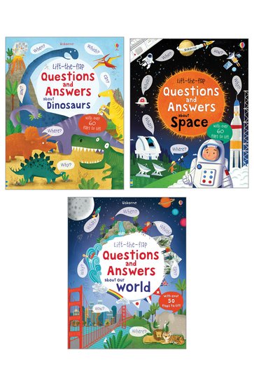 Lift-the-Flap Questions and Answers 3 Book Set