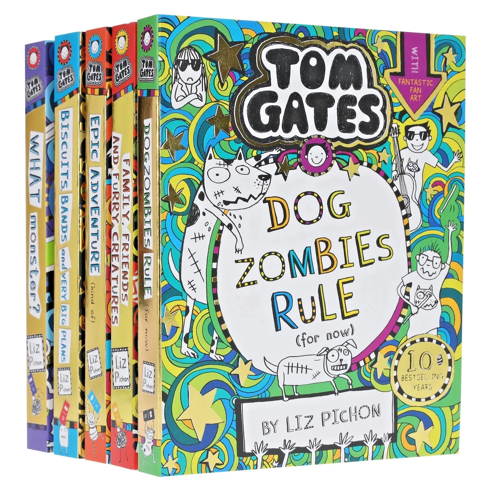 Tom Gates 5 Book Set (Books 11-15)
