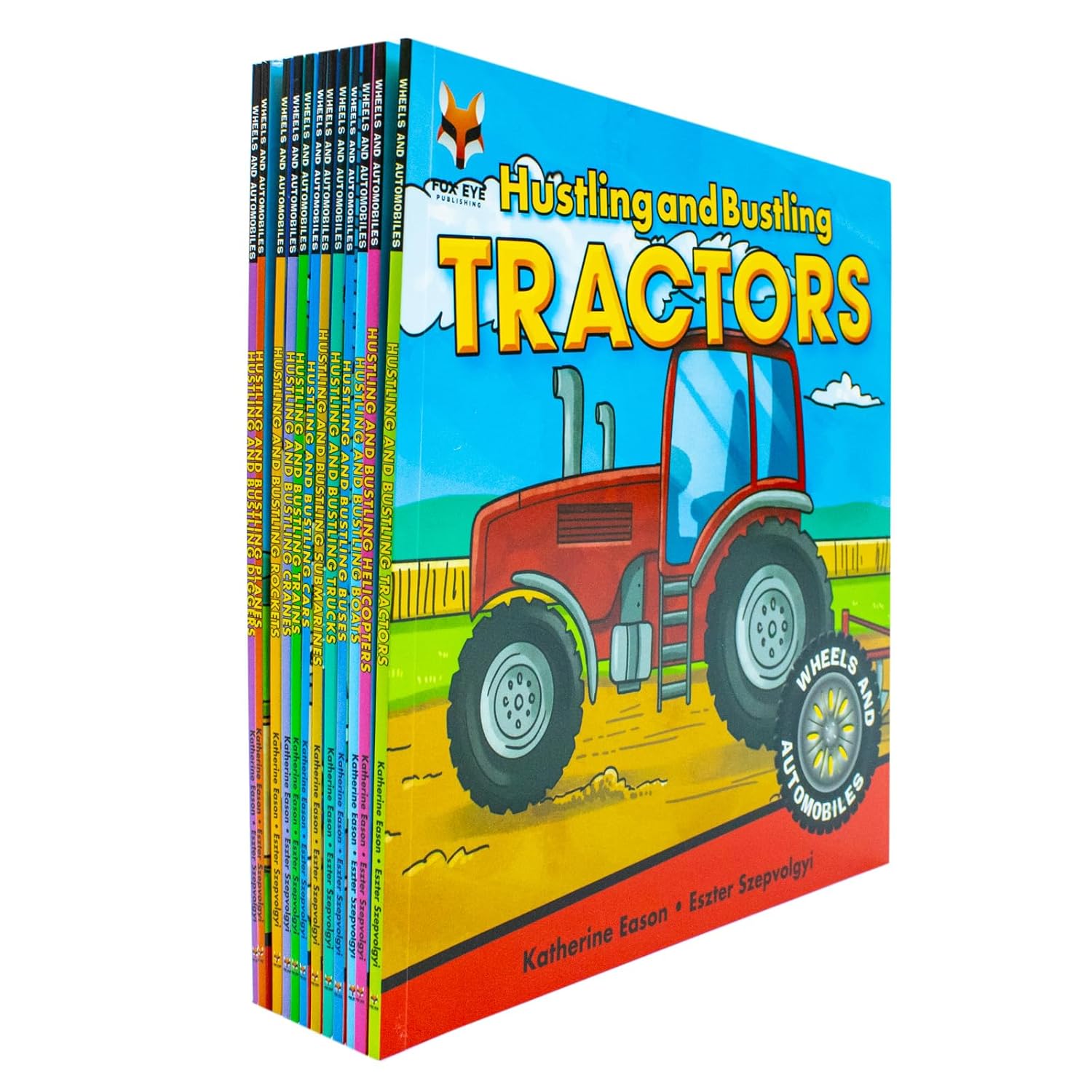 Wheels and Automobiles Collection 12 Amazing Book Set