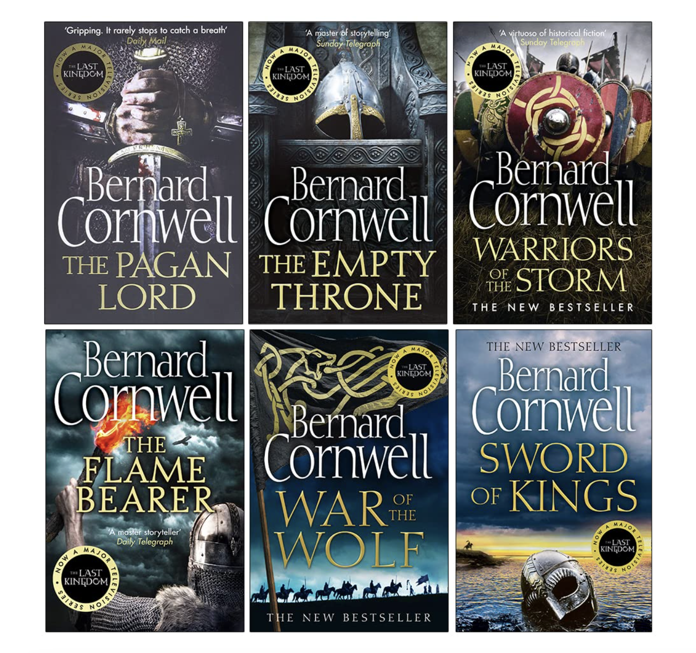 The Last Kingdom Series 6 Book Set By Bernard Cornwell