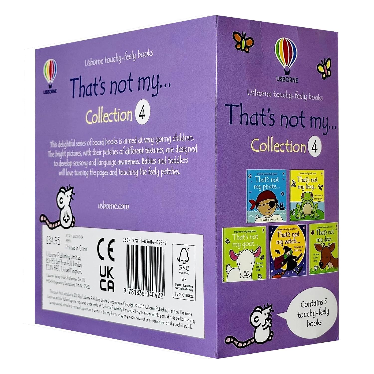 Usborne Touchy-Feely Books That's Not My... Collection 4