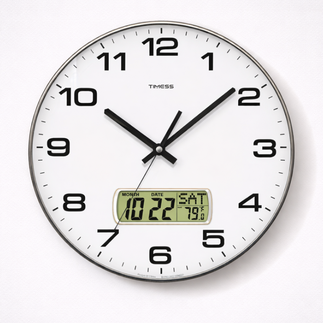 Timess SmartView Calendar Wall Clock