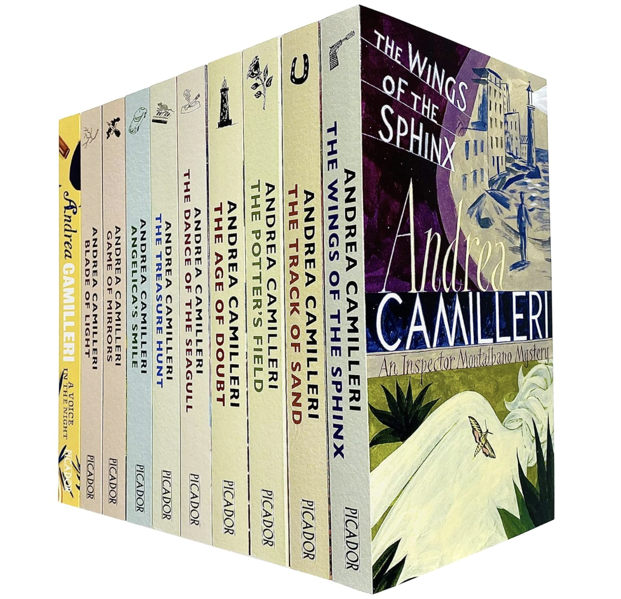 Andrea Camilleri Inspector Montalbano Book Collection