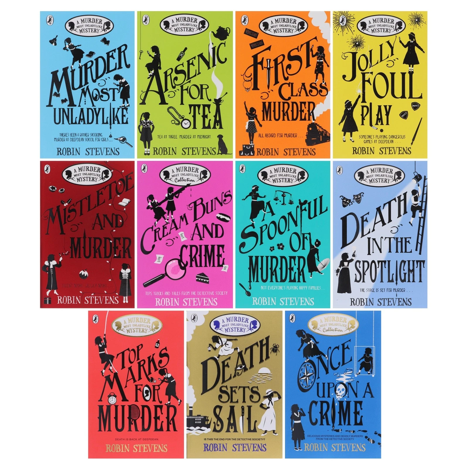 A Murder Most Unladylike By Robin Stevens 11 Book Collection Set