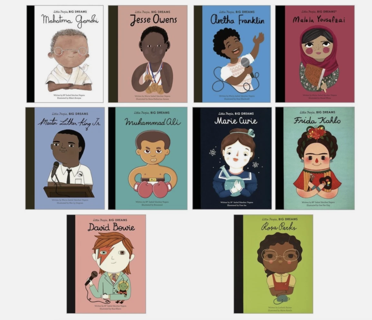 Little People, Big Dreams 10 Book Set