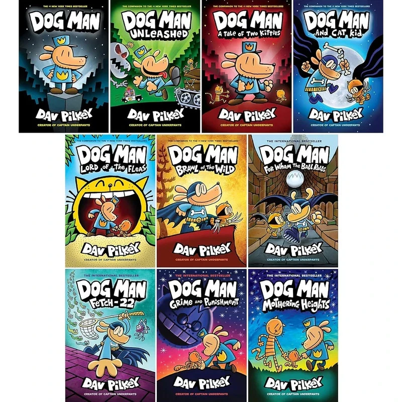 Dog Man Book Series Collection (Books 1-13)