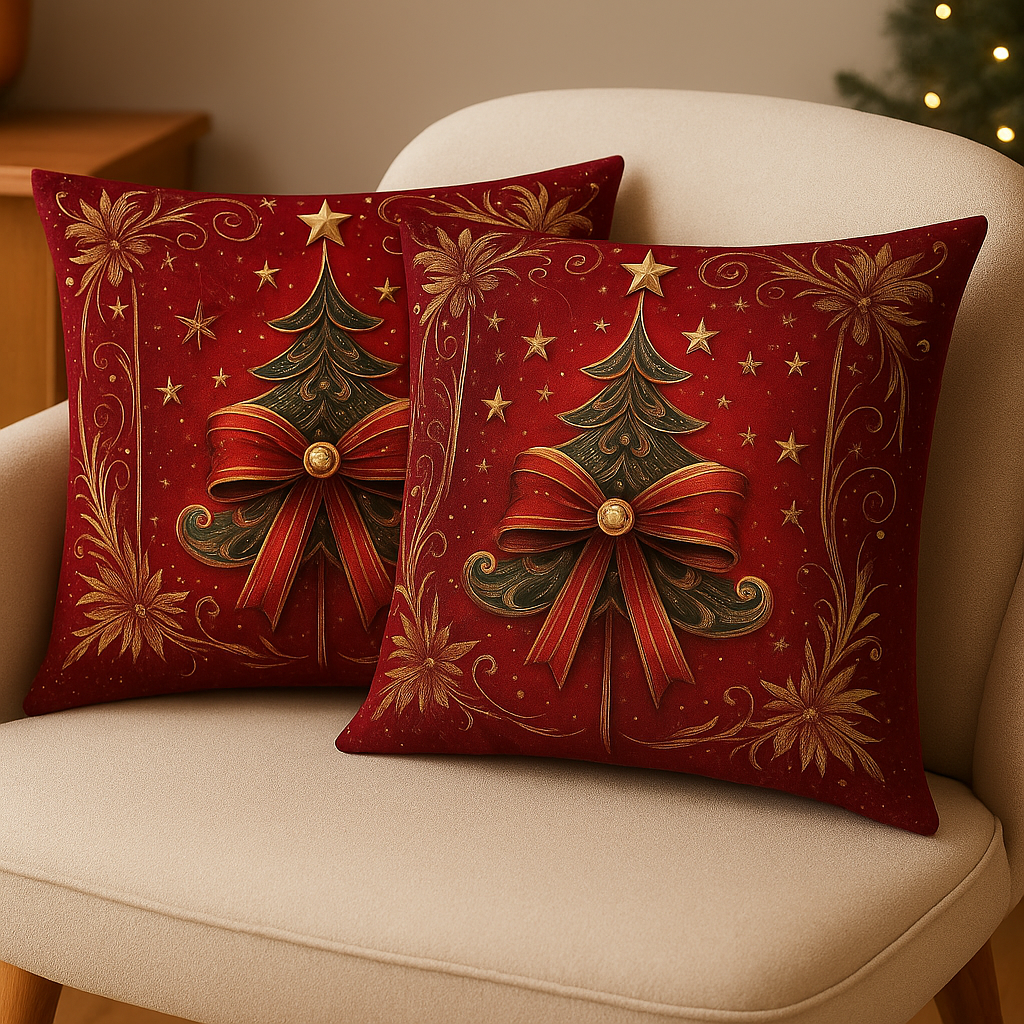Christmas Tree Decorative Pillows