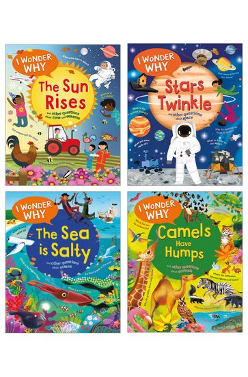 I Wonder Why Children's 4 Book Collection