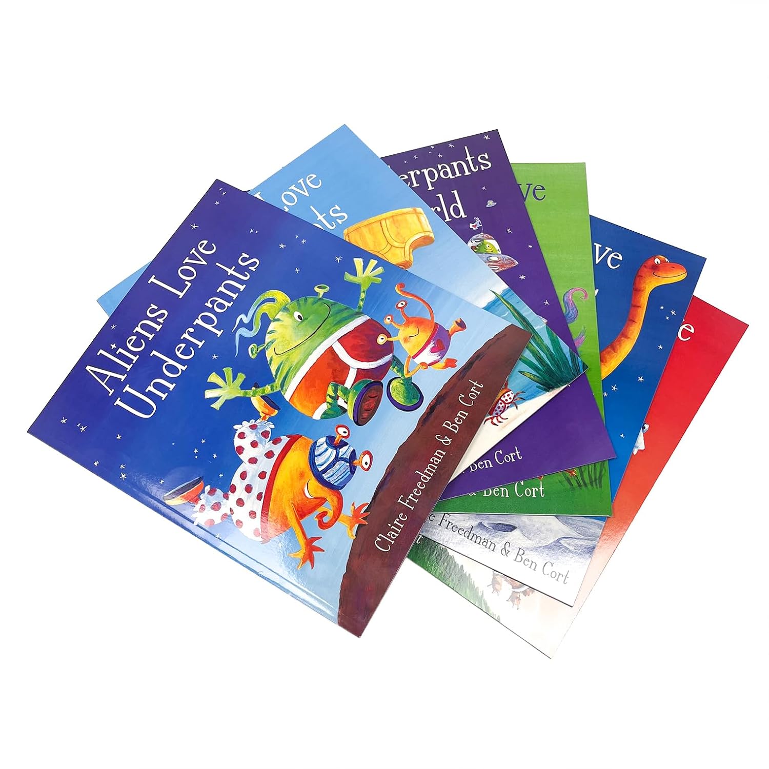 Aliens Love Underpants Book Set