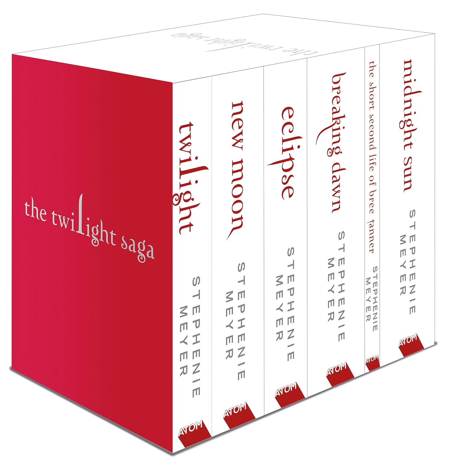  Twilight Saga 6 Book Set (White Cover)