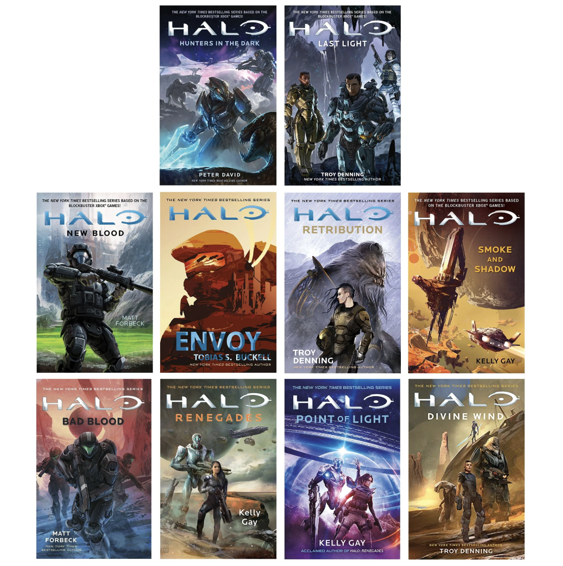 Halo Science Fiction Book Collection