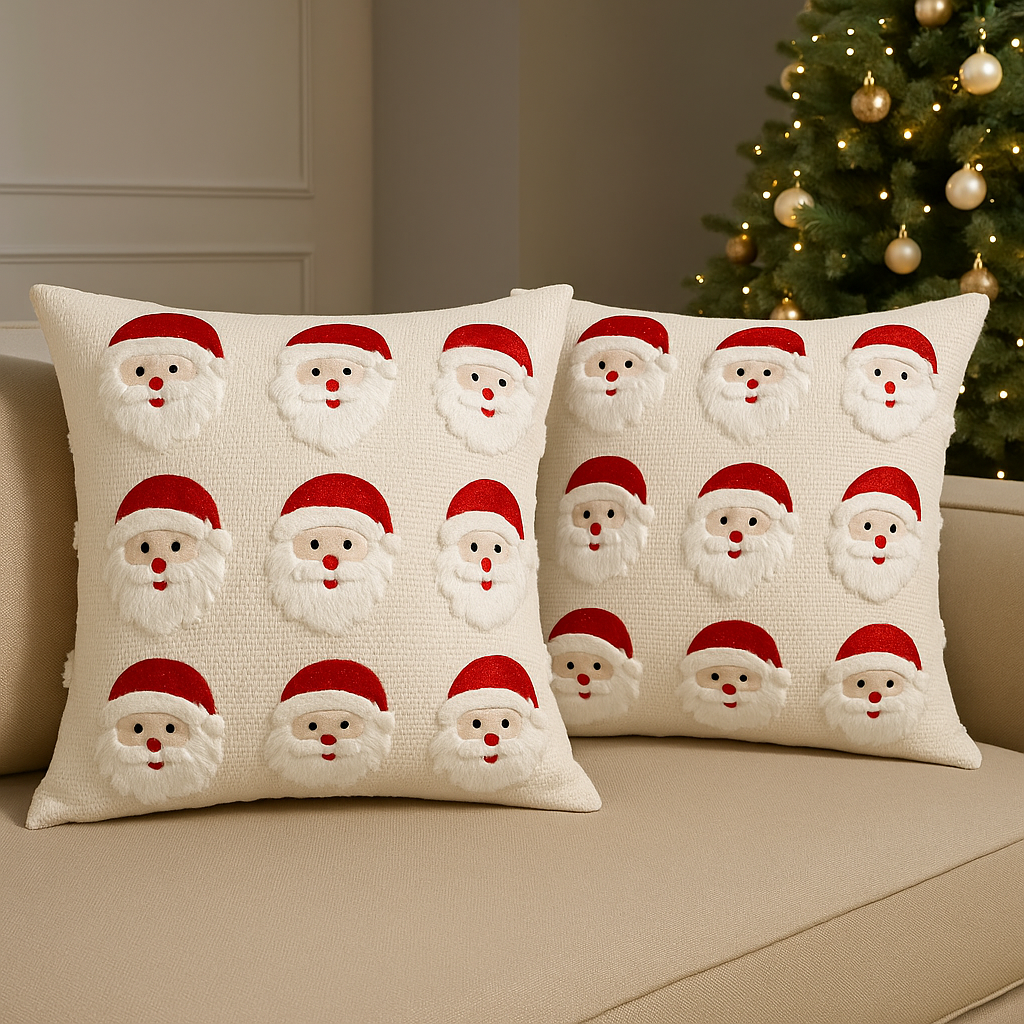 Santa Claus Decorative Cushion Covers