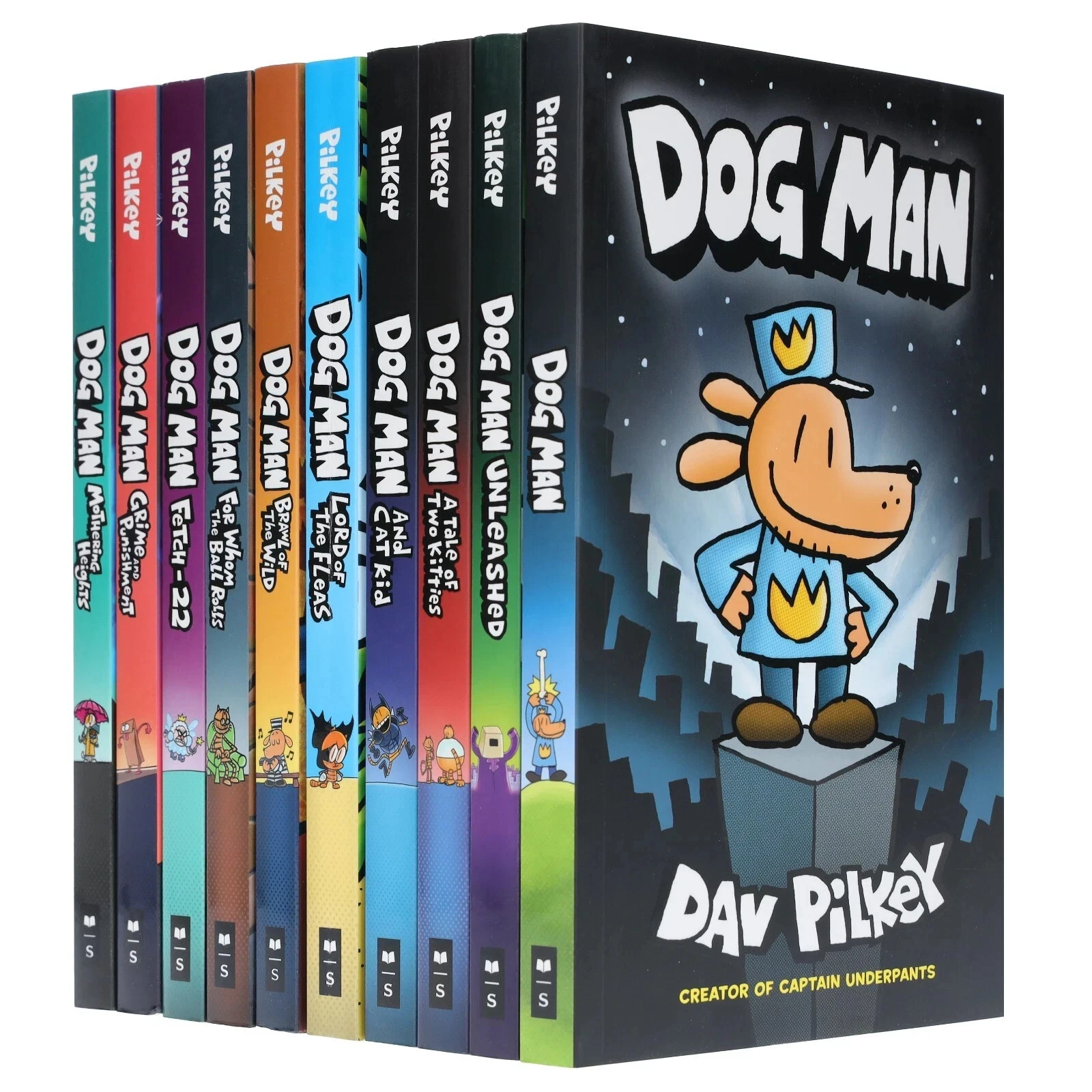 Dog Man Book Series 1-10 Book Collection    