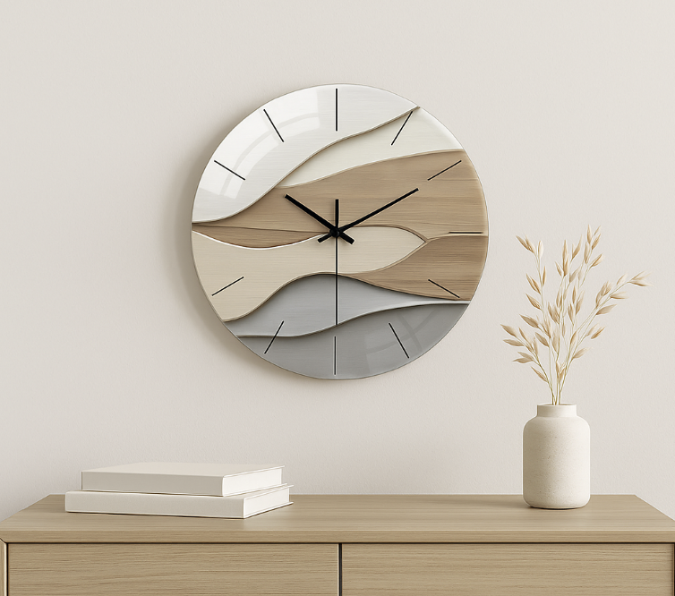 Modern Minimalist 12-Inch Wall Clock    