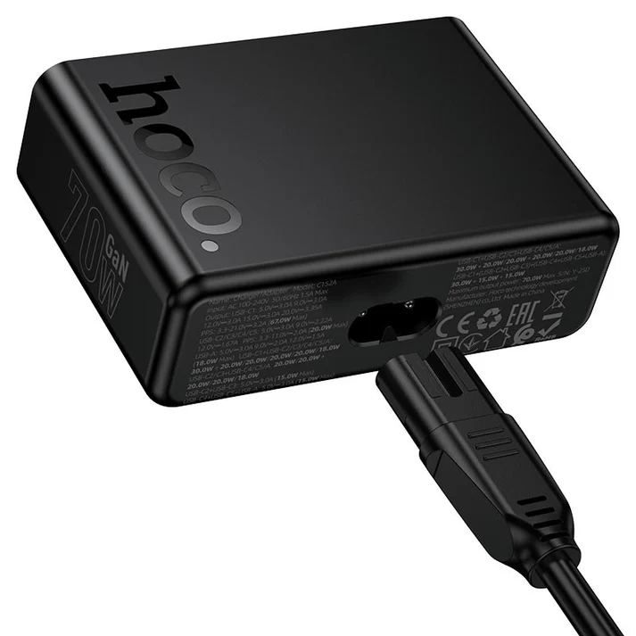 HOCO C152 MODERN 70W 6-PORT DESKTOP CHARGER(US)