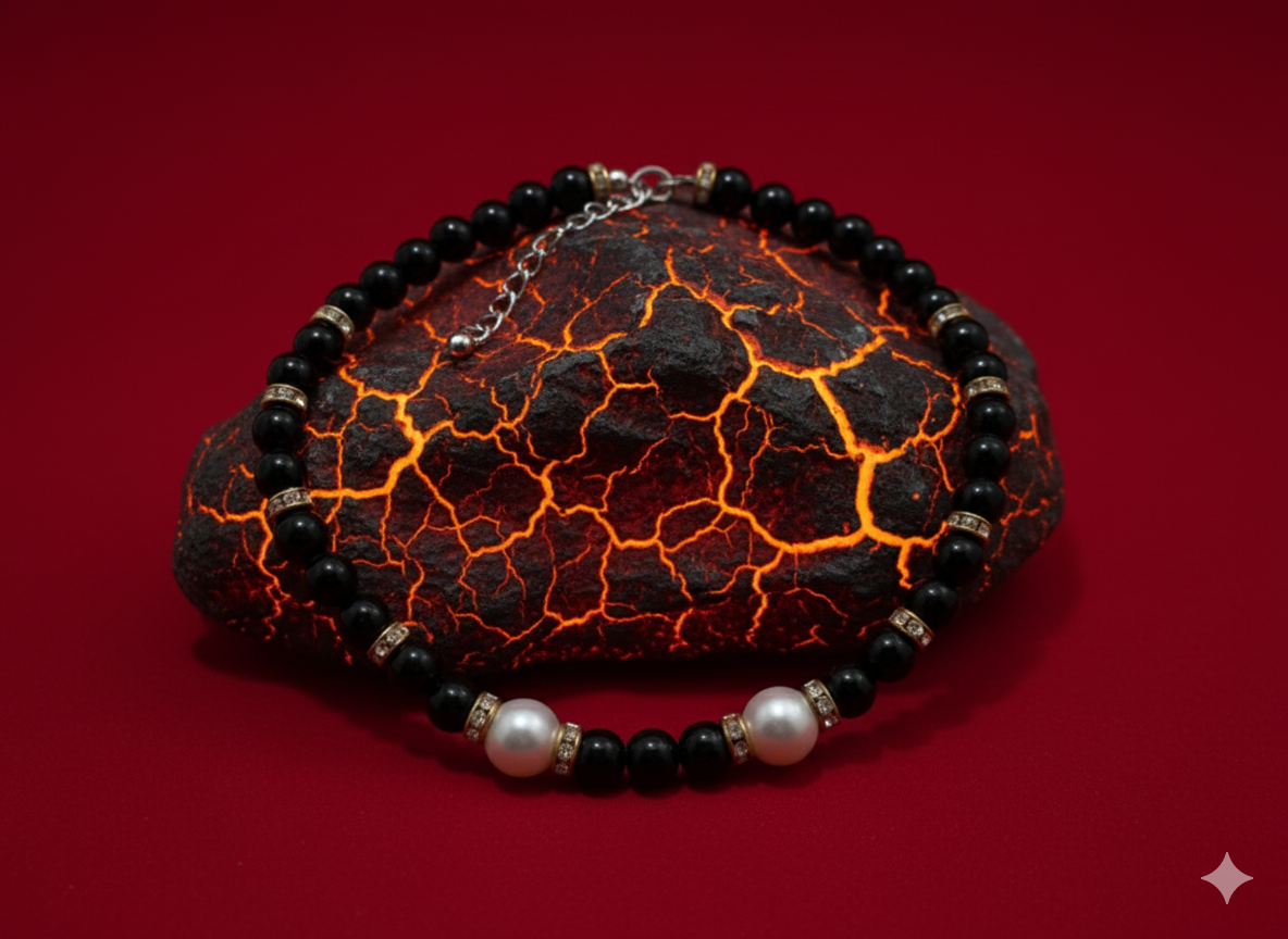 ​⚫️ Collar "Black Tie Affair" - Perlas y Cristales