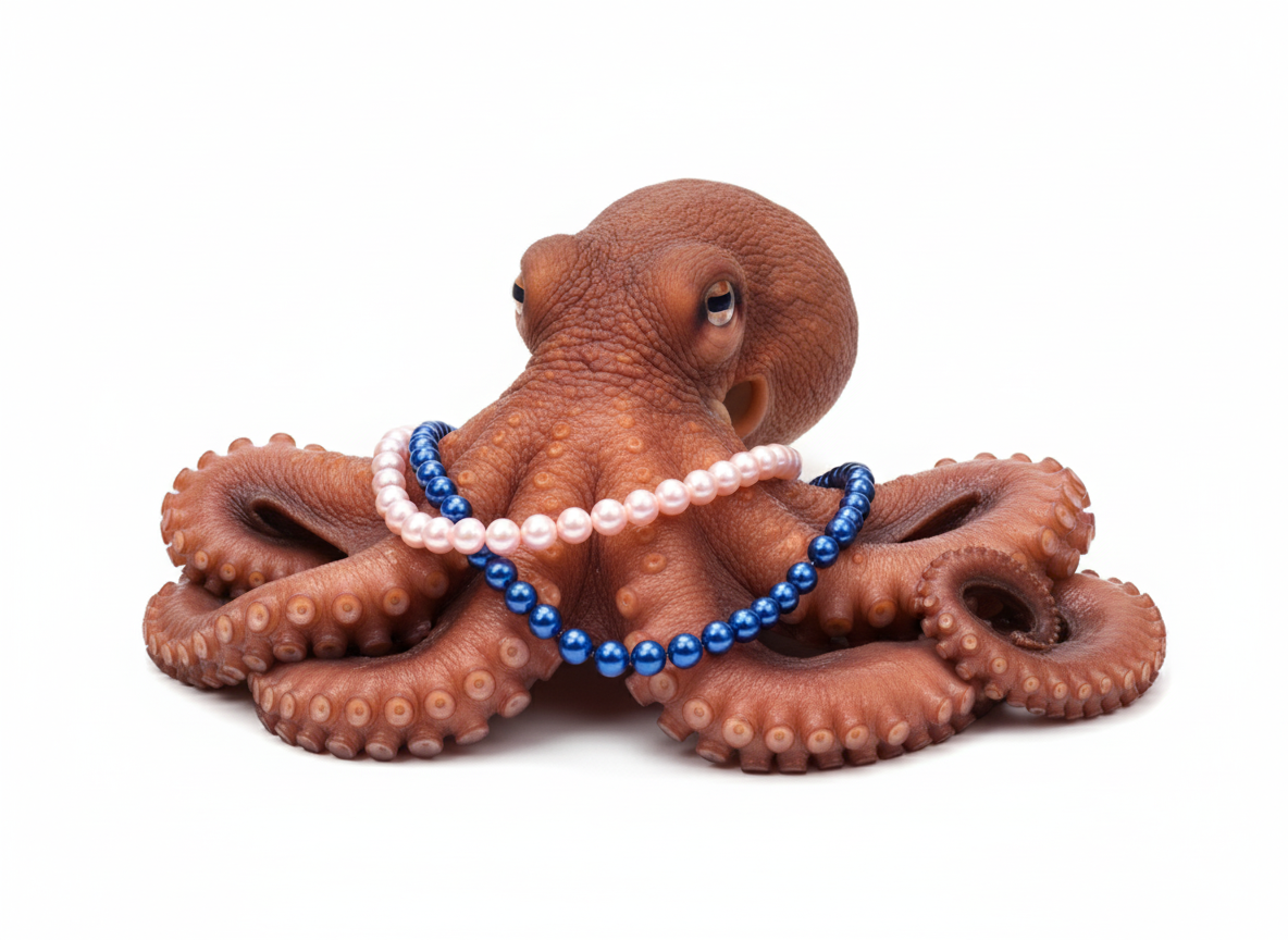 ​🦄 Collar "Bubblegum Pop" - Doble Hebra Bicolor Rosa y Azul